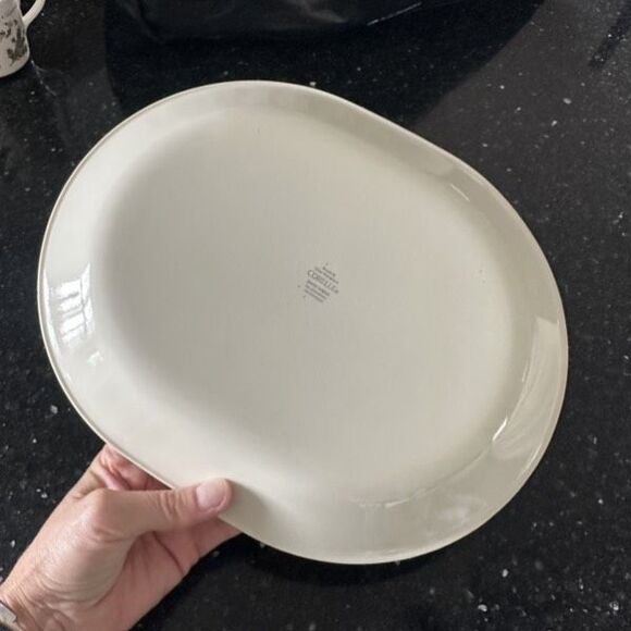Vintage Corelle Thymeless Herbs Platter Oval Serving Platter 12"x9-3/4" USA - Picture 10 of 10